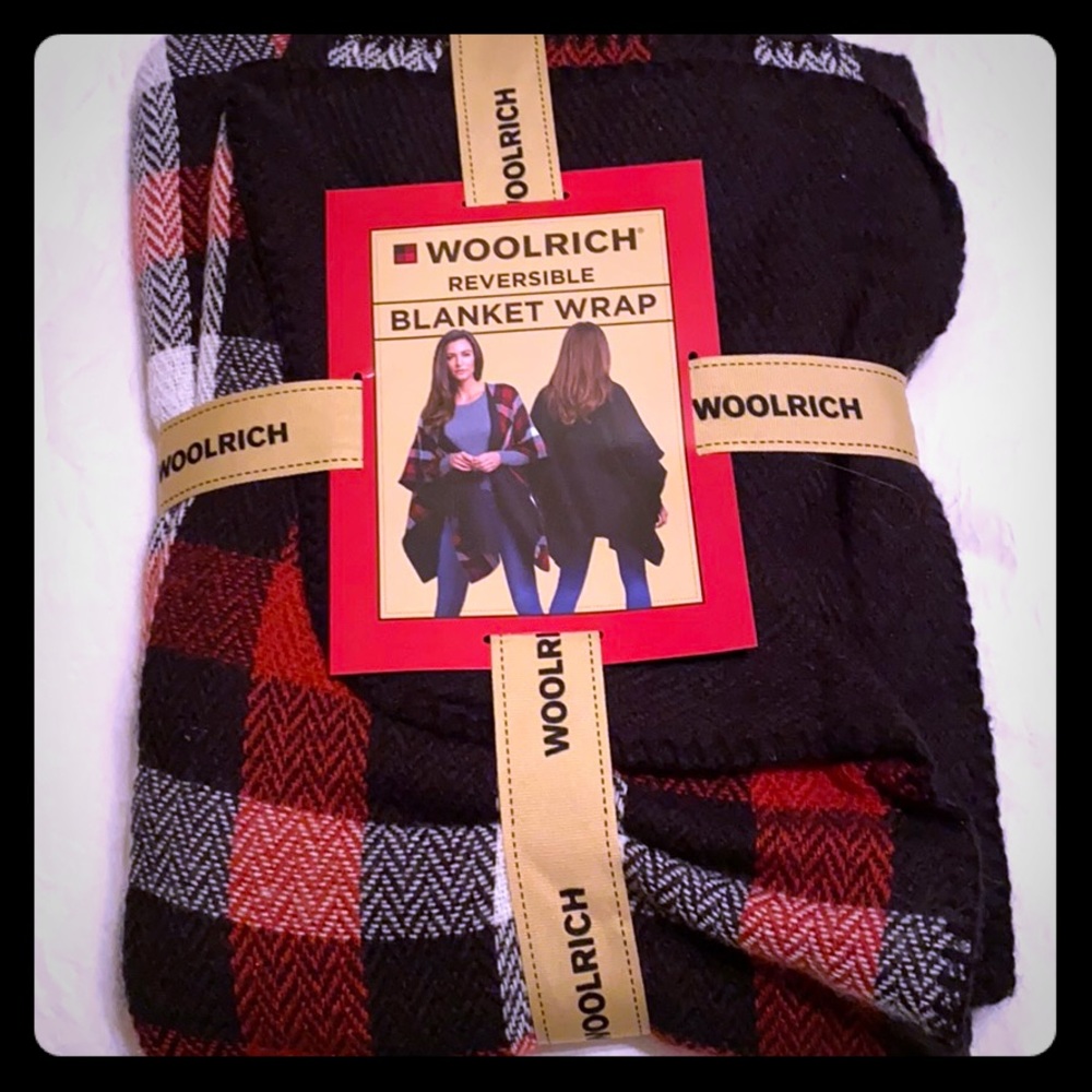 Brand New Woolrich Blanket Wrap/Poncho womens